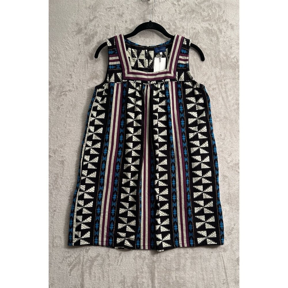 Kia Moore Embroidered Windmill Mini Shift Dress Size S